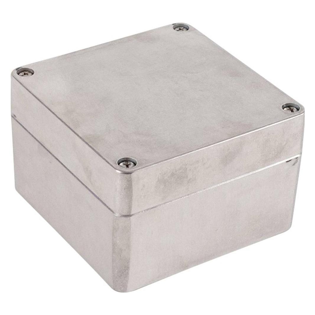 Hammond Metallgehäuse 1590 140x140x90mm Aluminium, Druckguss Natur IP68 (Gehäuse) (1590Z090)