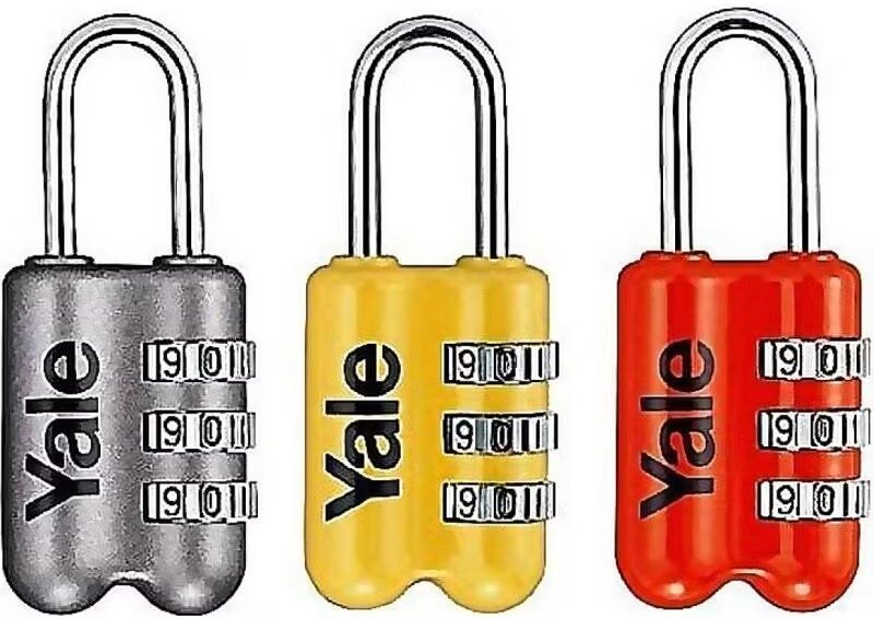 Candado De Seguridad Yale Con Combinación Numérica Gris Talla Única Unisex