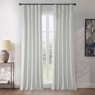 Exclusive Fabrics Heritage Plush Velvet Room Darkening Curtains (1 Panel) Luxury Velvet Curtains