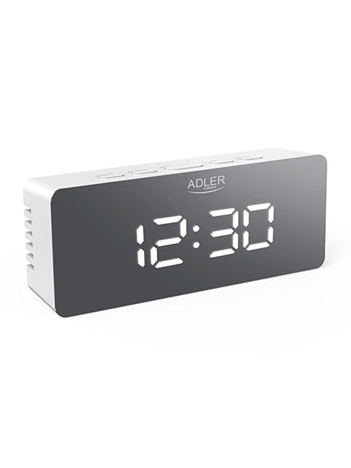 Adler Digitaler Wecker in Weiß - onesize