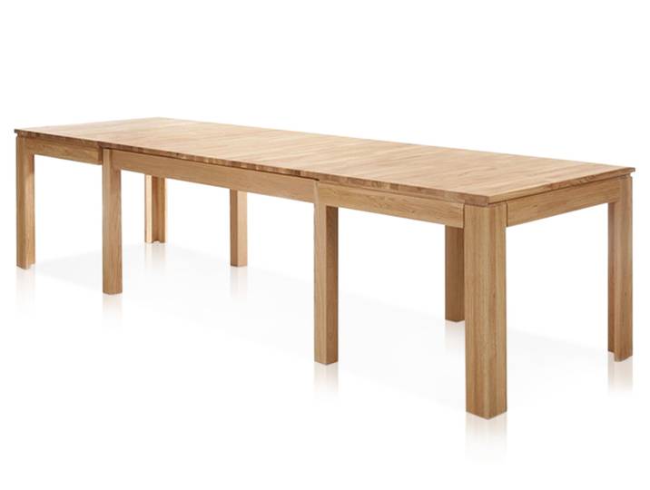 MULTI XL Esstisch / Ausziehtisch, Material Massivholz