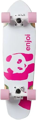 Enjoi Whitey Panda Cruiser Skateboard (Whitey Panda)  - White;Pink - Size: 28"