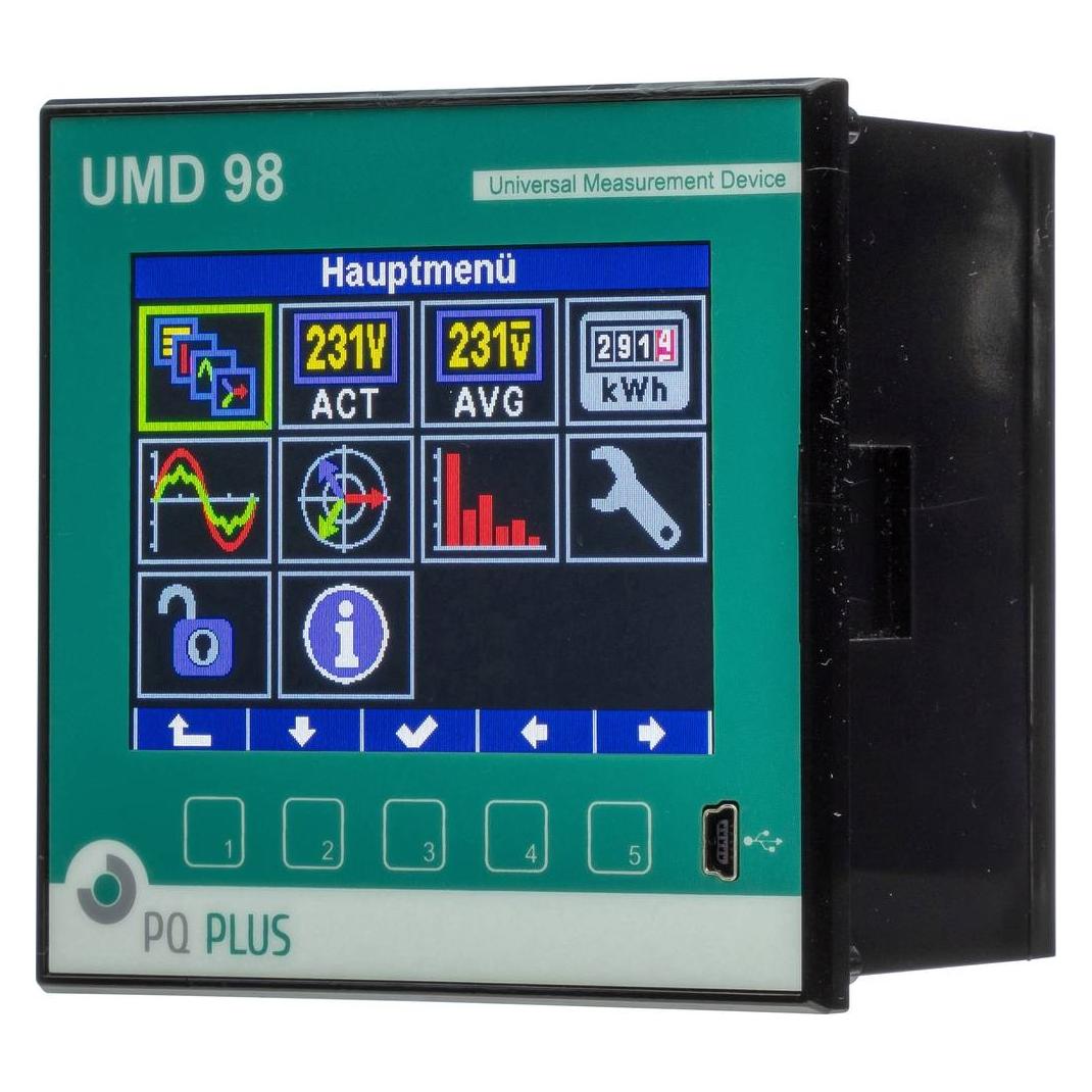 PQ Plus Digitales Einbaumessgerät UMD 98RCM (UH: 230V / UM:400V) (11.29.1110.co)