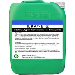 ILKA WC-Reiniger Blitz, Sanitärreiniger, mit Frischeduft, Kanister 10 Liter