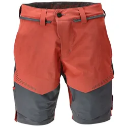 Stretch-Shorts "22149-605" Customized - 29C47 - herbstrot/anthrazit