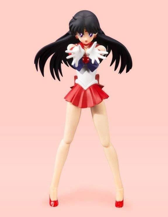 Bandai S.H. Figuarts Sailor Moon Sailor Mars actiefiguur animatiekleurversie 14 cm