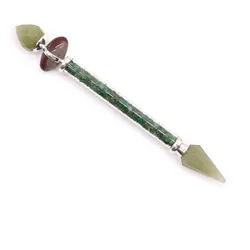Shiva Lingam Magic Wand - Green Aventurine - Happiness