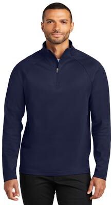 Port Authority K870 C-FREE Cypress 1/4-Zip in True Navy Blue size XS   Polyester Blend