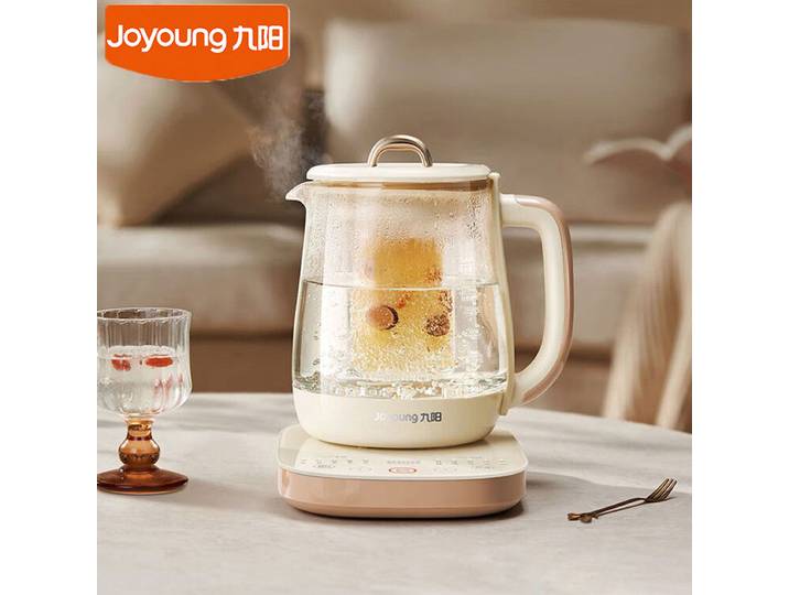 Joyoung verre bouilloire électrique ménage santé bouilloire Pot lumière son multifonctionnel fleur thé fruits thé pour la maison 15WY1J