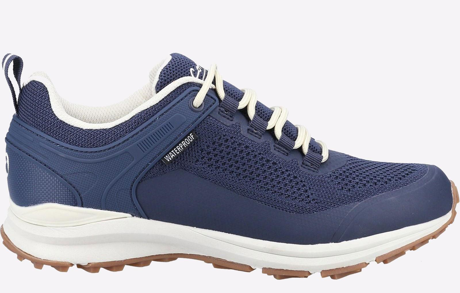 Cotswold Compton Gerecycleerd Plastic+Synthetische Pu Dames Marine Sneakers