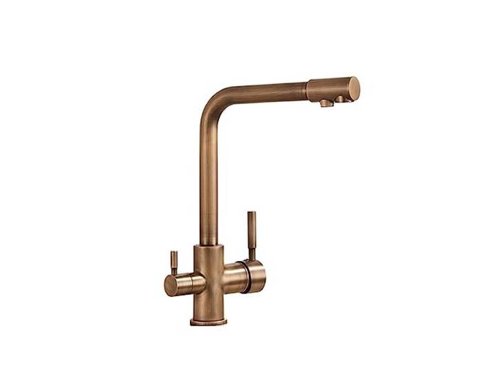 SWENEEN Rotatabkitchen Küchenarmatur-Wasserfilter, Einfach Zu Installierendes Reinigungssystem Für Spültischarmaturen, Ideal Für Trinkwasser, Verbessert Ihr Küchenerlebnis, Antik,Antique Brass