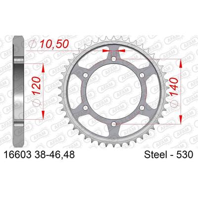 AFAM Kettenrad 16603-40