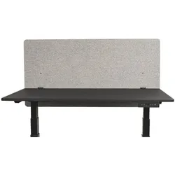Luxor Akustik-Trennwand »Luxor« hintere Trennwand 120 cm grau, 120x60x2 cm