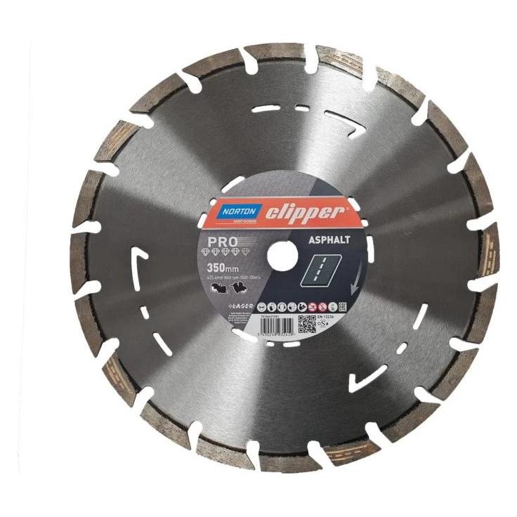 Norton Clipper Clipper 70184631581 Pro Asphalt ll Diamanttrennscheibe 350 x 25,4 mm (70184631581)