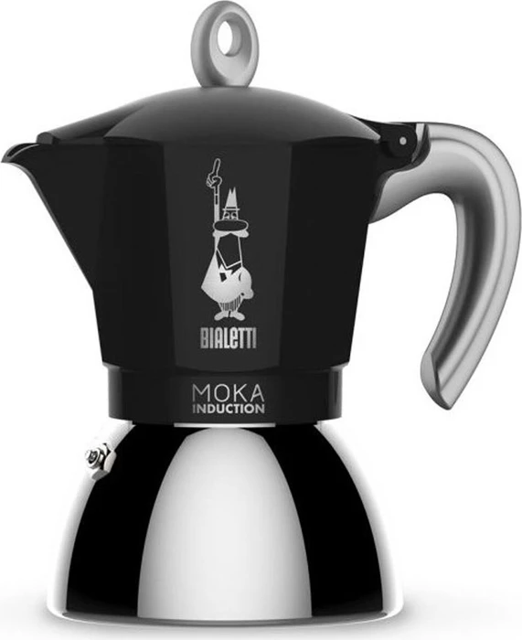 Bialetti Mokka-Kanne 0,9 l Moka Induktion *schwarz*