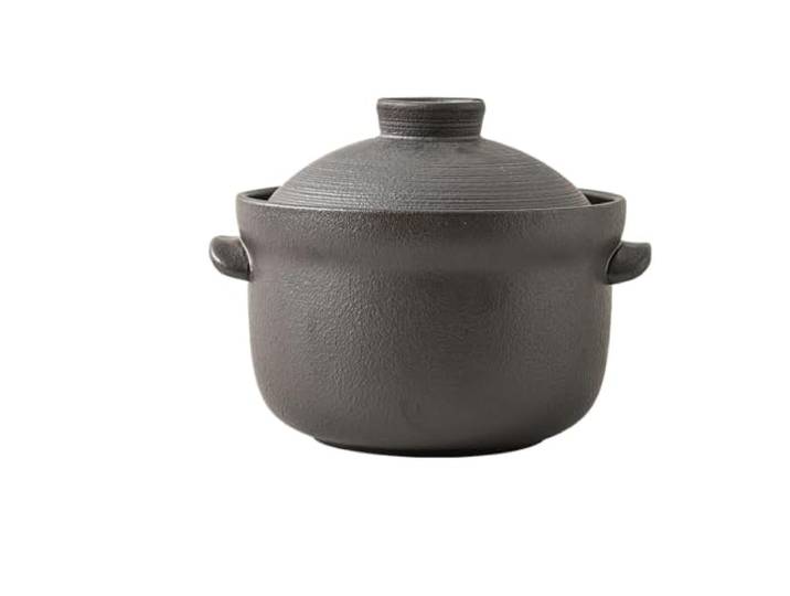 Keramiktopf for Kochen von Tonauflauf Küchen-Kochgeschirr-Eintopf, großer Suppentopf, Kochtopf(1PC 4.5L POT-01)