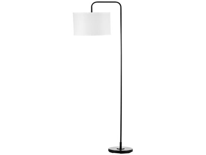 HOMCOM Stehlampe Wohnzimmer Stehleuchte mit Stoff-Lampenschirm, Fußschalter
