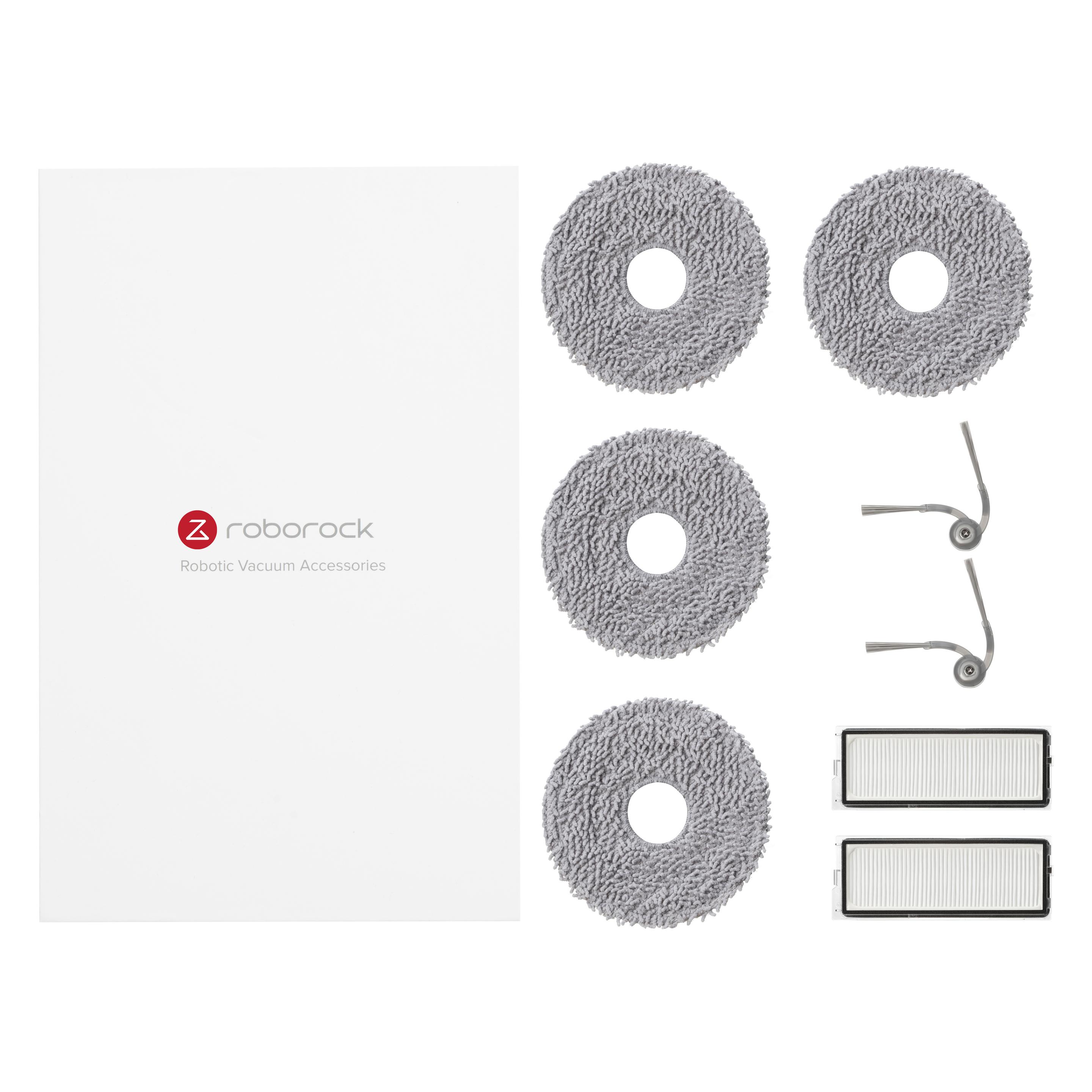 Roborock Accessorie Kit, Edge/Curv 2x Filter, 4x Mop Cloth, 2x Side Brush (8.02.0411)