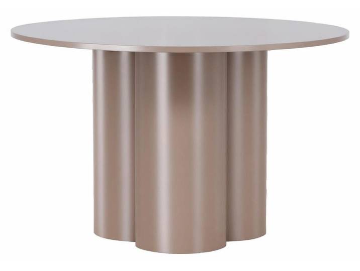 Olivia table basse Ø80 cm brun.