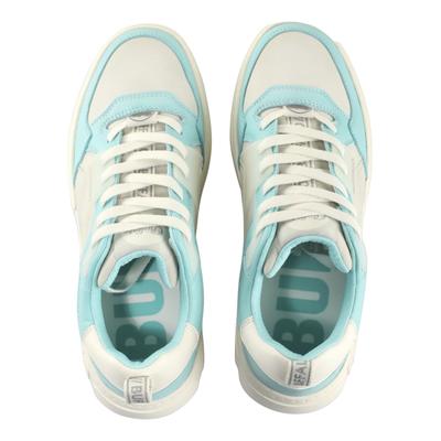 Trainingsschuh BUFFALO "Buffalo Buffalo RSE V2 - Vegan Nappa/Nubuck", Damen, Gr. 39, blau (grau, aqua), Kunstfaser, unifarben, Schuhe