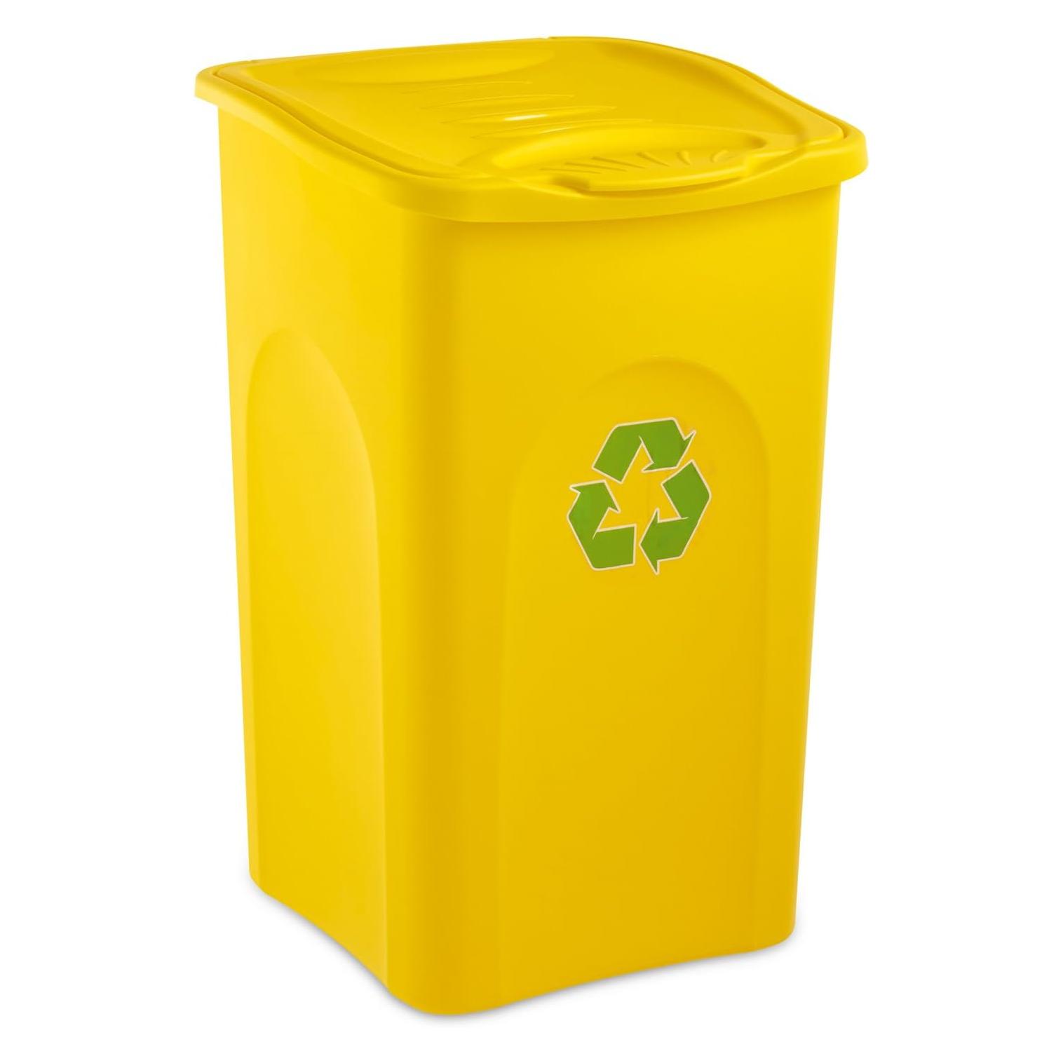 Kerbl Stefanplast Abfalleimer Be-grün gelb 50 (50 l) (000989268)