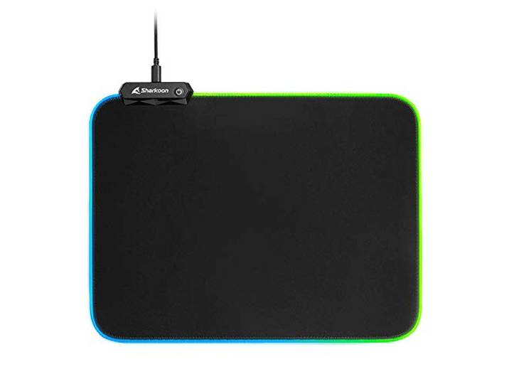 Sharkoon 1337 RGB V2 Gaming Mat Game-muismat Zwart