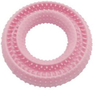 United Pet Dental Toy Dog Chew Toy Round Dog Teething Toy For Teeth Cleaning And Interactive Play pink