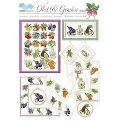 buttinette Stickvorlage "Obst & Gemüse"