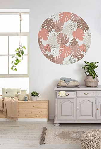 Komar Jungle Joy fotobehang rond - Multicolour - Diameter: 125 cm