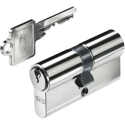 BKS, Türschloss + Schliesszylinder, Profildoppelzylinder PZ 8812 55/55 mm Not- und Gefahrenfunktion beidseitig Anzahl Schlüssel 3 ver... (Profildoppelzylinder)