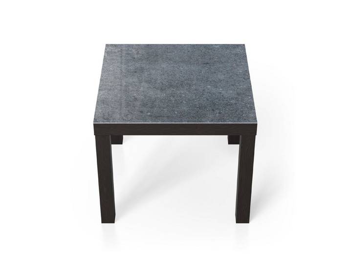 DEQORI Couchtisch 'Detaillierte Betonwand', Glas Beistelltisch Glastisch modern