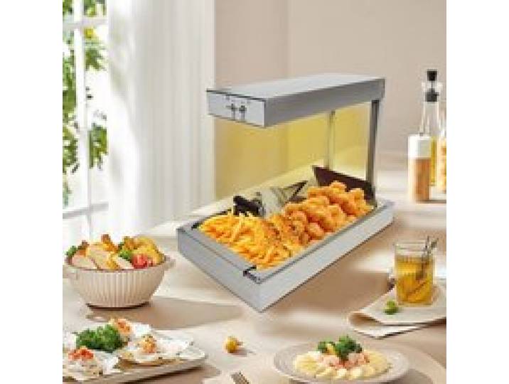 Lampe chauffante French Fry Station de réchauffement des frites Chauffe-frites