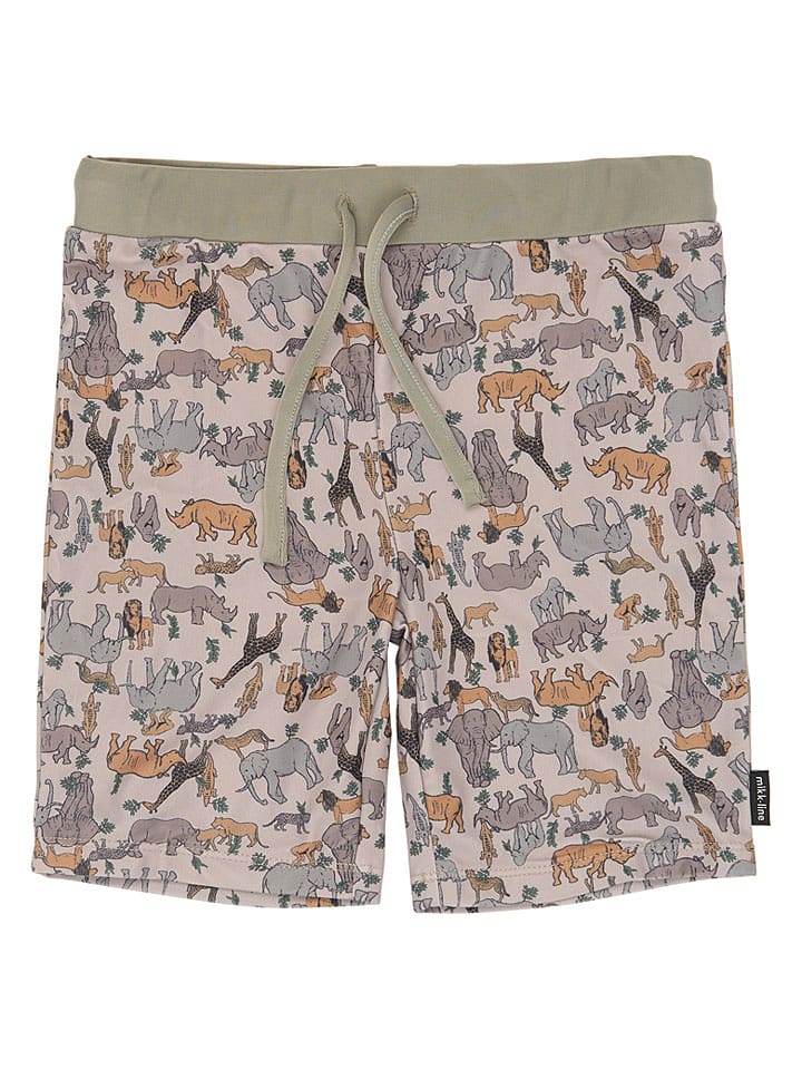 mikk-line Badeshorts in Rosa/ Khaki - 98/104