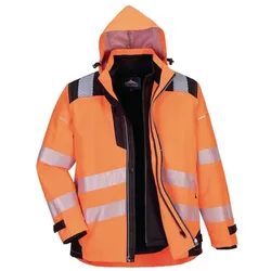 Portwest,  ARBEITSJACKE 3IN1 PW365OBR ORANGE M (M)