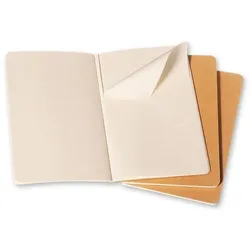 MOLESKINE Notizbuch »Cahier« liniert ca. DIN A6 80 Seiten braun, 13x20.9 cm