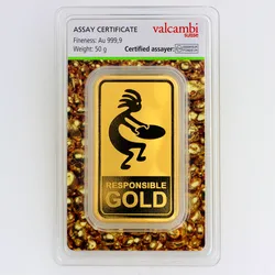 Goldbarren 50g "Auropelli" Responsible-Gold