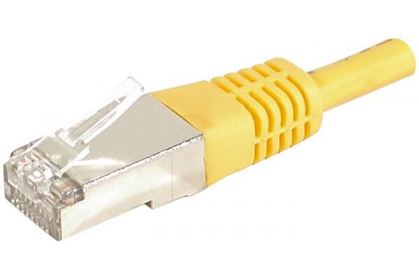 Dexlan Patchkabel Cat. 6A, F/UTP, gelb, 0,3 m 859561