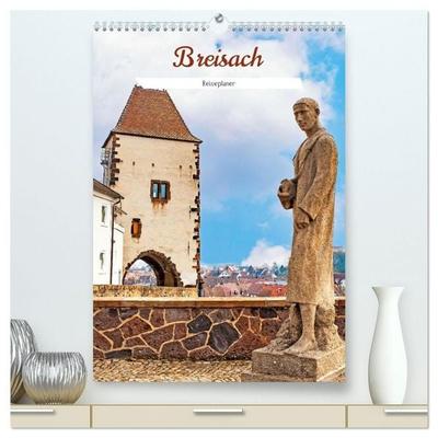 Breisach - Reiseplaner (hochwertiger Premium Wandkalender 2027 DIN A2 hoch), Kunstdruck in Hochglanz