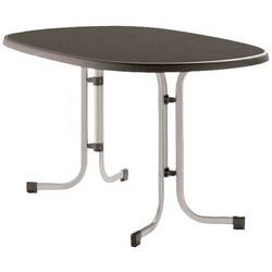 Sieger 252/A Boulevard-Klapptisch Mecalit 140x90x72 cm, graphit
