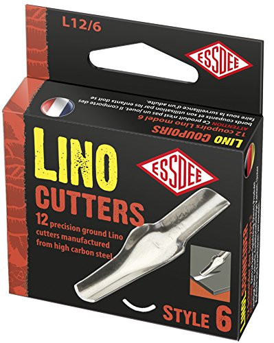 Educational Arts L12/6 Lino Cutter nr. 6 Pk12, Zilver