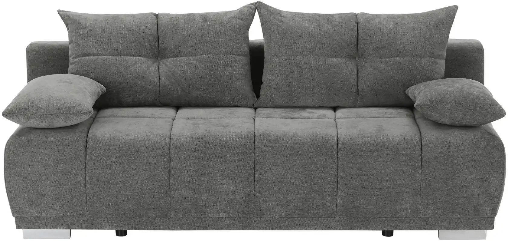 switch Schlafsofa mit Boxspringpolsterung  Gala ¦ grau ¦ Maße (cm): B: 208 H: 92
