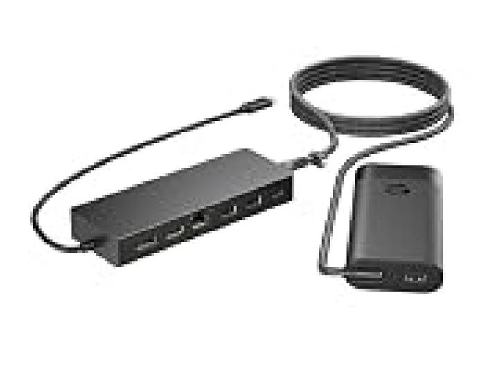 HP Hub USB-C Universel et Bloc d'alimentation pour Ordinateur Portable