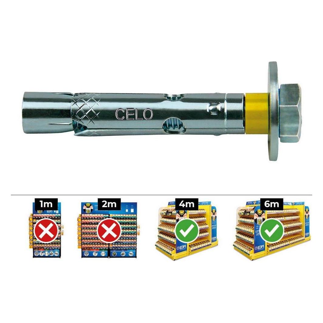 Celo Schraubenkasten Ø 8 X 60 MM Verzinkt (Ersatzteile) (45340290)