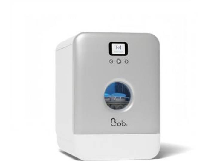 Daan Tech - Mini Lave Vaisselle Bob - Gris Argent