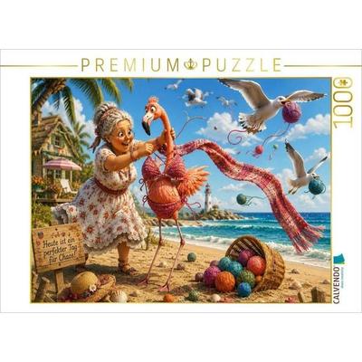 CALVENDO Puzzle Maschen statt Muscheln | 1000 Teile Lege-Größe 64 × 48 cm Foto-Puzzle für glückliche Stunden