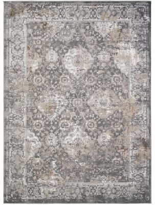 Mayberry Rug Everest Brooklyn Gray Traditional Area Rug