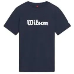 Wilson, Herren, Sportshirt, T-Shirt (S), Schwarz, Blau