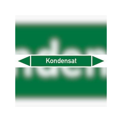 Rohrleitungskennzeichen Kondensat - 187x26 mm Folie selbstklebend