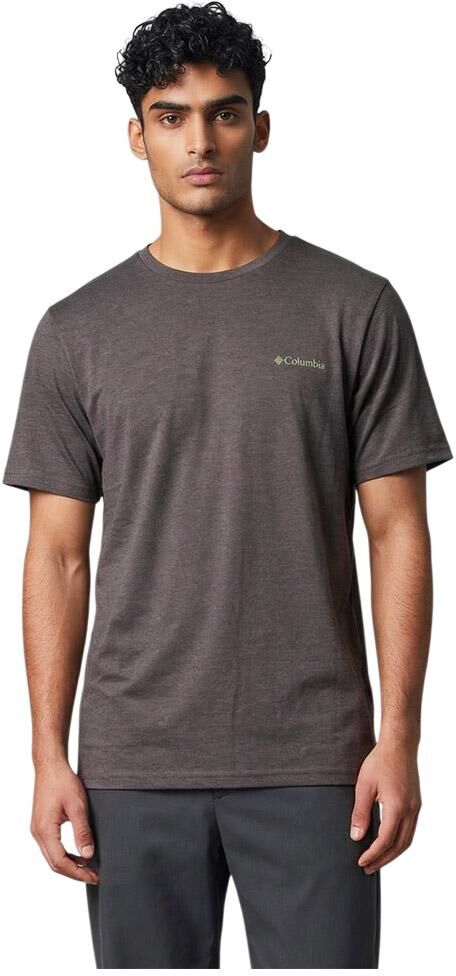 Columbia  - Outdoor Back Graphic City Grey Heath - L - Tee-shirt