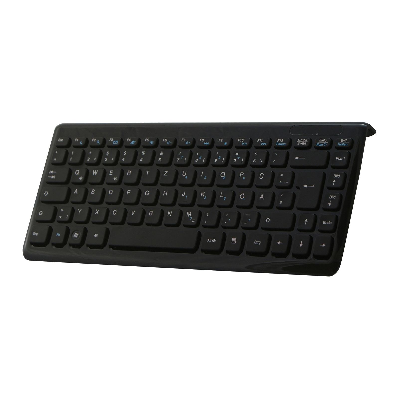 Perixx PERIBOARD-407 Mini USB-toetsenbord, zwart
